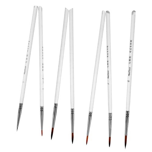 DECORNIJIA 11Stücke Teiliges Miniaturmalerei Pinsel Set Präzise Detailpinsel für Acryl Aquarell und Ölmalerei für Künstler und Malanfänger Leicht und Tragbar Unterwegs DECORNIJIA 11Stücke Teiliges Miniaturmalerei Pinsel Set Präzise Detailpinsel für Acryl Aquarell und Ölmalerei für Künstler und Malanfänger Leicht und Tragbar Unterwegs von DECORNIJIA