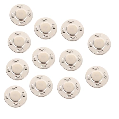 DECORNIJIA 12 Paare Magnetknöpfe für Taschen Starker Halt Rostfrei Langlebig Teilige Magnetverschlüsse für DIY Kleidung und Handtaschen Sicherer Magnetverschluss DECORNIJIA 12 Paare Magnetknöpfe für Taschen Starker Halt Rostfrei Langlebig Teilige Magnetverschlüsse für DIY Kleidung und Handtaschen Sicherer Magnetverschluss von DECORNIJIA