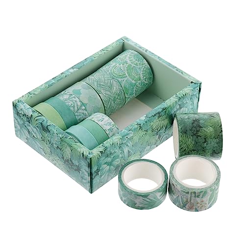 DECORNIJIA 12 Rollen Washi-Tape the washi tape geschenkband Handwerksklebeband farbiges Klebeband für Pastell aufkleber Handkontoband papierklebeband selber machen Green DECORNIJIA 12 Rollen Washi-Tape the washi tape geschenkband Handwerksklebeband farbiges Klebeband für Pastell aufkleber Handkontoband papierklebeband selber machen Green von DECORNIJIA