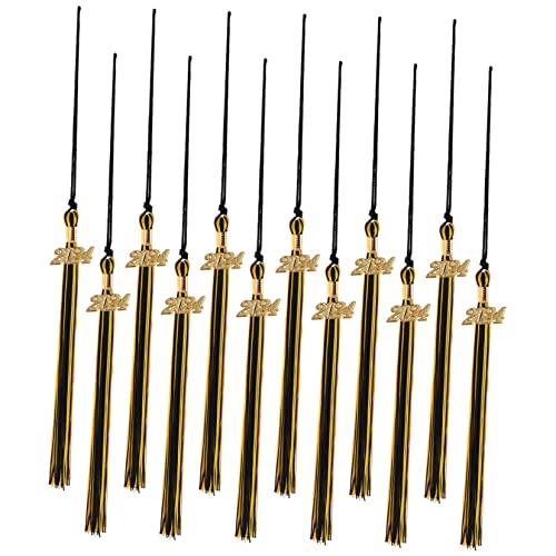 DECORNIJIA 12 Stück Abschluss Hut Quasten mit Charm Leichte und Langlebige Dekorationen für Abschlussfeiern Praktisch für Diy und Erinnerungsstück DECORNIJIA 12 Stück Abschluss Hut Quasten mit Charm Leichte und Langlebige Dekorationen für Abschlussfeiern Praktisch für Diy und Erinnerungsstück von DECORNIJIA