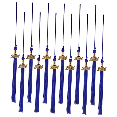 DECORNIJIA 12 Stück Abschluss Mütze Quasten Dekorative Tasseln für Graduation Hat Diy Abschlussfeier Zubehör für Bachelor und Doktoranden von DECORNIJIA