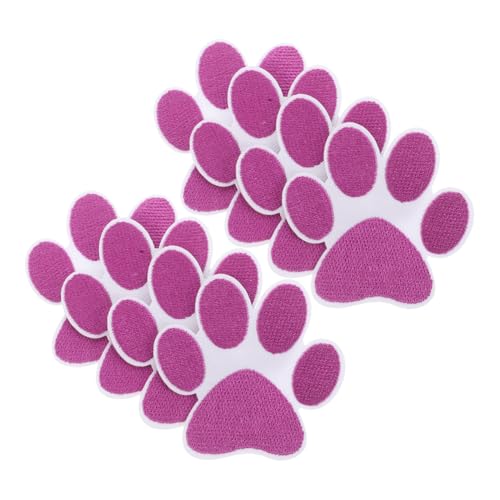 DECORNIJIA 12 Stück Kleine Pfoten-aufnäher, Pfoten-form, Zum Aufbügeln, Bestickte Pfoten-applikationen, Zum Aufnähen, Pfoten-dekorationen Für Kleidung, Jeans, Tasche von DECORNIJIA
