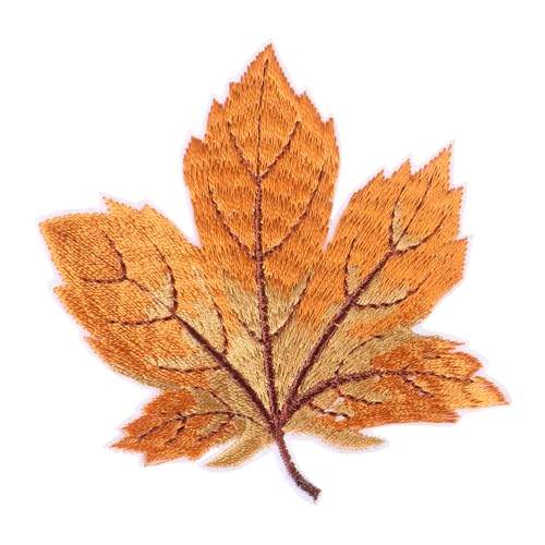 DECORNIJIA 12 Stück Teiliges Bestickte Ahornblatt Applikationen Farbenfrohe Stickerei Aufnäher zum Aufnähen für Herbst Dekorationen an Kleidung Taschen und DIY Textilien DECORNIJIA 12 Stück Teiliges Bestickte Ahornblatt Applikationen Farbenfrohe Stickerei Aufnäher zum Aufnähen für Herbst Dekorationen an Kleidung Taschen und DIY Textilien von DECORNIJIA