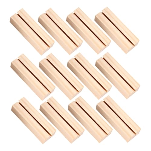 DECORNIJIA 12 Stück Teiliges Holz Kartenhalter Rechteckig mit Aussparung für Fotos Memo Karten Tischkartenhalter für Hochzeit Party Büro und Zuhause Vielseitig Verwendbar DECORNIJIA 12 Stück Teiliges Holz Kartenhalter Rechteckig mit Aussparung für Fotos Memo Karten Tischkartenhalter für Hochzeit Party Büro und Zuhause Vielseitig Verwendbar von DECORNIJIA