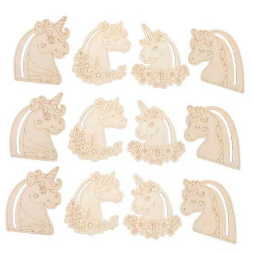 DECORNIJIA 12 Stück Teiliges Holz einhorn ausschnitte Unbemalt Langlebig Natürliche Holzscheiben zum Bemalen Basteln DIY und Erwachsene Kreative Dekoration DECORNIJIA 12 Stück Teiliges Holz einhorn ausschnitte Unbemalt Langlebig Natürliche Holzscheiben zum Bemalen Basteln DIY und Erwachsene Kreative Dekoration von DECORNIJIA