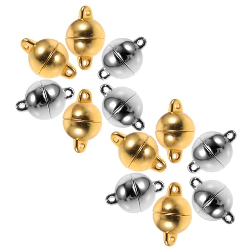 DECORNIJIA 12 Stück Teiliges Magnetische Schmuckverschlüsse für Halsketten und Armbänder Glänzende Oberfläche Langlebige DIY Schmuckzubehör Sichere Magnetverbindung Klassische Farbgestaltung DECORNIJIA 12 Stück Teiliges Magnetische Schmuckverschlüsse für Halsketten und Armbänder Glänzende Oberfläche Langlebige DIY Schmuckzubehör Sichere Magnetverbindung Klassische Farbgestaltung von DECORNIJIA