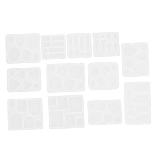 DECORNIJIA 12 Stück Teiliges Silikonform Epoxidharz Schmuckherstellung Flexible Langlebige Resin Gießform für Ohrringe Anhänger Vielseitige DIY Harz Mold Formen DECORNIJIA 12 Stück Teiliges Silikonform Epoxidharz Schmuckherstellung Flexible Langlebige Resin Gießform für Ohrringe Anhänger Vielseitige DIY Harz Mold Formen von DECORNIJIA