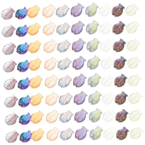 DECORNIJIA 120 Stück Teiliges Glasperlen Fischform Langlebige DIY Schmuckperlen mit Glatte Oberfläche zum Auffädeln für Armbänder Ohrringe Schlüsselanhänger und Kreative Bastelprojekte DECORNIJIA 120 Stück Teiliges Glasperlen Fischform Langlebige DIY Schmuckperlen mit Glatte Oberfläche zum Auffädeln für Armbänder Ohrringe Schlüsselanhänger und Kreative Bastelprojekte von DECORNIJIA