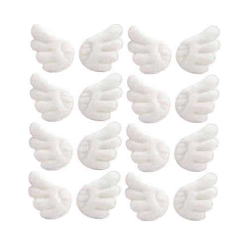 DECORNIJIA 15 Paare Weiße Engelsflügel Stoffflicken zum Aufnähen DIY Kleidung Applikationen für Langlebige Garment Patch Ornamente für Bastelprojekte und Textildekoration DECORNIJIA 15 Paare Weiße Engelsflügel Stoffflicken zum Aufnähen DIY Kleidung Applikationen für Langlebige Garment Patch Ornamente für Bastelprojekte und Textildekoration von DECORNIJIA
