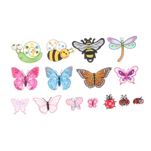 DECORNIJIA 15 Stück Teiliges Bestickte Tier Motiv Patches zum Aufbügeln DIY Kleidung Applikationen für Jacken Jeans Taschen Hüte Einfach Anzubringen zum Dekorieren und Reparieren von DECORNIJIA 15 Stück Teiliges Bestickte Tier Motiv Patches zum Aufbügeln DIY Kleidung Applikationen für Jacken Jeans Taschen Hüte Einfach Anzubringen zum Dekorieren und Reparieren von von DECORNIJIA
