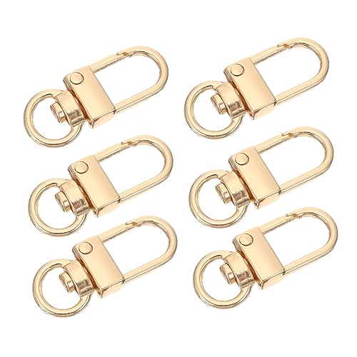 DECORNIJIA 15 Stück Teiliges Metallverschluss Haken mit Drehgelenk für Schlüsselanhänger Taschen und DIY Schmuckherstellung Robuste Langlebige Clips für Kreative Projekte und Handwerk von DECORNIJIA