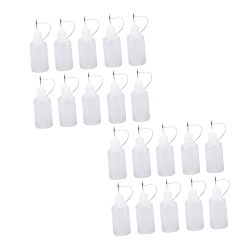 DECORNIJIA 15 Stück Teiliges Präzisions nadelspitzen ölspender flaschenset Langlebige Quetschflaschen mit Feiner Spitze für Präzises Auftragen von Klebstoff Öl Farbe und Schmiermitteln für von DECORNIJIA