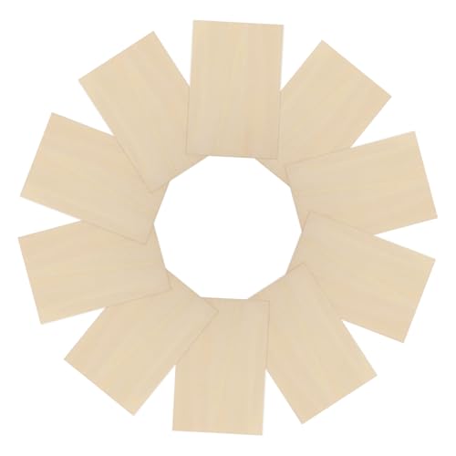 DECORNIJIA 15 Stück Teiliges Rechteckige Pappelholzplatten Unbehandelte Holzstücke für Basteln und Gravur Natürliche Holzscheiben zum DIY Gestalten und Dekorieren DECORNIJIA 15 Stück Teiliges Rechteckige Pappelholzplatten Unbehandelte Holzstücke für Basteln und Gravur Natürliche Holzscheiben zum DIY Gestalten und Dekorieren von DECORNIJIA
