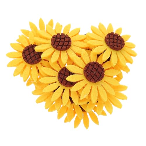 DECORNIJIA 15 Stück Teiliges Sonnenblumen Stoff Aufnäher DIY Applikationen zum Aufnähen für Kleidung Taschen Hüte Personalisierte Handarbeit Haarschmuck Sonnenblumen Zubehör Flecken DECORNIJIA 15 Stück Teiliges Sonnenblumen Stoff Aufnäher DIY Applikationen zum Aufnähen für Kleidung Taschen Hüte Personalisierte Handarbeit Haarschmuck Sonnenblumen Zubehör Flecken von DECORNIJIA