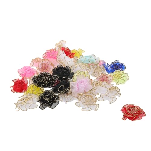 DECORNIJIA 150 Stück Goldumrandete Mini Kunstblumen Realistische Mesh Karnationen Leichte Formstabile Blumen für Nähen DIY Dekoration Hochzeit Brautkleider Bastelbedarf DECORNIJIA 150 Stück Goldumrandete Mini Kunstblumen Realistische Mesh Karnationen Leichte Formstabile Blumen für Nähen DIY Dekoration Hochzeit Brautkleider Bastelbedarf von DECORNIJIA