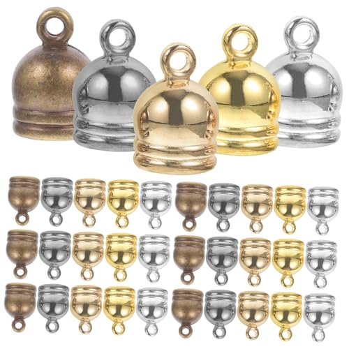 DECORNIJIA 150 Stück Quasten Endkappen für Schmuck Langlebige Endstopper Innendurchmesser für Armbänder Halsketten Ohrringe DIY Schmuckherstellung Pack DECORNIJIA 150 Stück Quasten Endkappen für Schmuck Langlebige Endstopper Innendurchmesser für Armbänder Halsketten Ohrringe DIY Schmuckherstellung Pack von DECORNIJIA