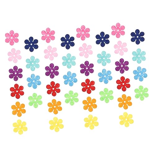 DECORNIJIA 150 Stück Teiliges DIY Blumen Patches Weichem Vliesstoff Bunte Aufgenähte Kleider Applikationen für Handwerk Haarspangen Hüte und Kleidung Dekoration DECORNIJIA 150 Stück Teiliges DIY Blumen Patches Weichem Vliesstoff Bunte Aufgenähte Kleider Applikationen für Handwerk Haarspangen Hüte und Kleidung Dekoration von DECORNIJIA