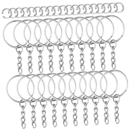 DECORNIJIA 150 Stück Teiliges Edelstahl Schlüsselanhänger mit Schraubösen DIY Schlüsselring Zubehör für Basteln und Schmuckherstellung Vielseitiges Key Chain Making Tool für Kreative DECORNIJIA 150 Stück Teiliges Edelstahl Schlüsselanhänger mit Schraubösen DIY Schlüsselring Zubehör für Basteln und Schmuckherstellung Vielseitiges Key Chain Making Tool für Kreative von DECORNIJIA