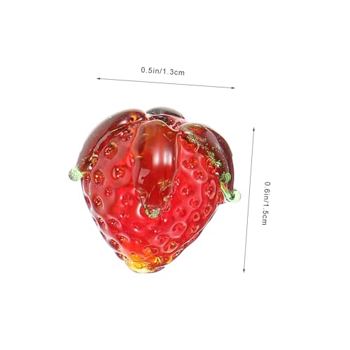 DECORNIJIA 16 Stück Teiliges Erdbeer Schmuckanhänger für DIY Armband Halskette Ohrring Schlüsselanhänger Basteln Zubehör Selbermachen und Personalisieren von DECORNIJIA