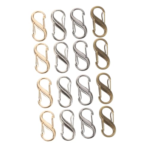 DECORNIJIA 16 Stück Teiliges Verstellbare Metall Kettenschnallen für Taschen Langlebige Elektroplattierte Metallverschlüsse Kompakte zum Kürzen und Anpassen von Schultergurten Robust und DECORNIJIA 16 Stück Teiliges Verstellbare Metall Kettenschnallen für Taschen Langlebige Elektroplattierte Metallverschlüsse Kompakte zum Kürzen und Anpassen von Schultergurten Robust und von DECORNIJIA