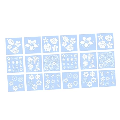DECORNIJIA 18 Stück Blumenvorlagen Schablone schablonen set schablonen für stoffmalerei Schablonen für Holzschilder malvorlagen Zeichnungsvorlage Malschablone das Haustier Weiß DECORNIJIA 18 Stück Blumenvorlagen Schablone schablonen set schablonen für stoffmalerei Schablonen für Holzschilder malvorlagen Zeichnungsvorlage Malschablone das Haustier Weiß von DECORNIJIA
