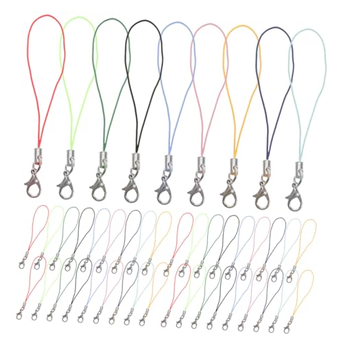 DECORNIJIA 180 Stück Teiliges Bunte Lobsterverschluss-handyschlaufen aus Robustem Material Langlebige DIY Schmuckbänder Vielseitig Einsetzbar als Handyanhänger Schlüsselanhänger und von DECORNIJIA