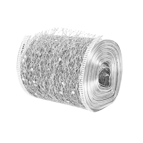 DECORNIJIA 1Rolle Farbige Glitzer Mesh Bandrolle Geschenkverpackungsband für DIY Projekte Wiederverwendbar Glatte Oberfläche für Weihnachtsfeiern DECORNIJIA 1Rolle Farbige Glitzer Mesh Bandrolle Geschenkverpackungsband für DIY Projekte Wiederverwendbar Glatte Oberfläche für Weihnachtsfeiern von DECORNIJIA