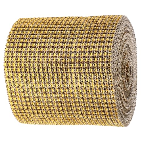 DECORNIJIA 1Rolle Glitzer Strassband Yards Bastelband für Dekoration Hochzeitsdeko DIY Vielseitig Einsetzbar für Vasen Handytaschen Fotorahmen Kleider Reihen Schneidbar DECORNIJIA 1Rolle Glitzer Strassband Yards Bastelband für Dekoration Hochzeitsdeko DIY Vielseitig Einsetzbar für Vasen Handytaschen Fotorahmen Kleider Reihen Schneidbar von DECORNIJIA