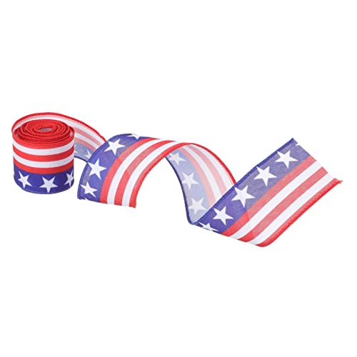 DECORNIJIA 1Rolle Patriotisches Dekorationsband mit Sternen Muster Breit für Unabhängigkeitstag Geschenkverpackung DIY Kunsthandwerk und Haaraccessoires DECORNIJIA 1Rolle Patriotisches Dekorationsband mit Sternen Muster Breit für Unabhängigkeitstag Geschenkverpackung DIY Kunsthandwerk und Haaraccessoires von DECORNIJIA