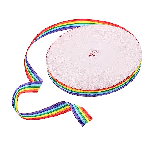 DECORNIJIA 1Rolle Regenbogenfarbband Yards Tragbares Haarband für DIY Bastelprojekte Geschenkverpackungen und Kindergeburtstagsdekorationen Vielseitig Einsetzbar und Leicht DECORNIJIA 1Rolle Regenbogenfarbband Yards Tragbares Haarband für DIY Bastelprojekte Geschenkverpackungen und Kindergeburtstagsdekorationen Vielseitig Einsetzbar und Leicht von DECORNIJIA