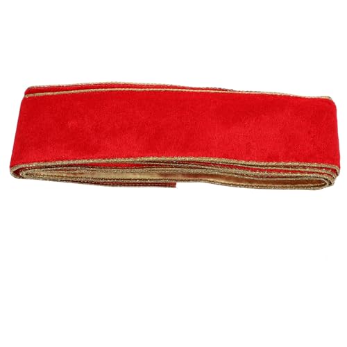 DECORNIJIA 1Rolle Rotes Bastelband Selbstklebend Vielseitig Einsetzbar für Geschenkverpackung Dekoration DIY Projekte Sicher und Langlebig für Feste und Besondere Anlässe von DECORNIJIA