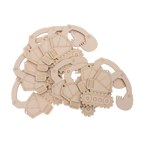 DECORNIJIA 1Satz Bagger Holzscheiben Unlackierte DIY Holzornamente für Bastelarbeiten Holzscheiben Langlebig für Geburtstagsdeko und Projekte DECORNIJIA 1Satz Bagger Holzscheiben Unlackierte DIY Holzornamente für Bastelarbeiten Holzscheiben Langlebig für Geburtstagsdeko und Projekte von DECORNIJIA