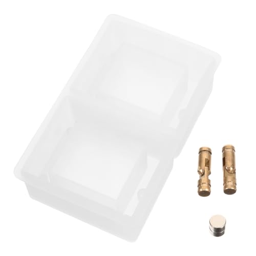 DECORNIJIA 1Satz DIY Silikon Aufbewahrungsbox Form Wiederverwendbare Epoxid Silikon Gießform für Ringe und Schmuck zur Herstellung von Perlen und Kleinteilebehältern von DECORNIJIA