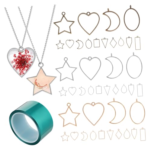 DECORNIJIA 1Satz Geometrische Anhängerrahmen Farben Klebeband für DIY Schmuckherstellung Armbänder und Mehr Bastelideen für Frauen von DECORNIJIA