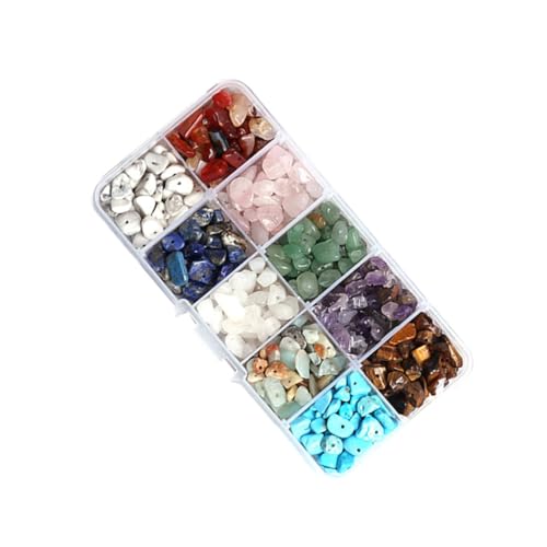 DECORNIJIA 1Satz Kies Spacer Perlen mit Aufbewahrungsbox für DIY Schmuckarmbänder pro Farbe Langlebig für Armband und Gestaltung von DECORNIJIA