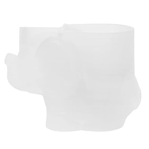 DECORNIJIA 1Stück Elefantenförmige Silikonform Silikon Gießform Für DIY Basteln Epoxidharz Und Kerzenherstellung Für Projekte Und Dekoration von DECORNIJIA