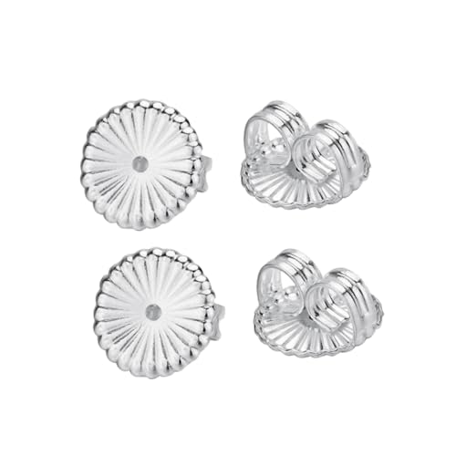 DECORNIJIA 2 Paar Silberne Ohrstecker verschlüsse Gepolstert Sicherer Halt Kompatibel mit Standardpfosten Komfortabel Langlebig Geeignet für Damen und Mädchen Kleines Design DECORNIJIA 2 Paar Silberne Ohrstecker verschlüsse Gepolstert Sicherer Halt Kompatibel mit Standardpfosten Komfortabel Langlebig Geeignet für Damen und Mädchen Kleines Design von DECORNIJIA