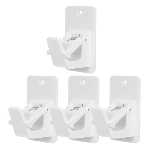 DECORNIJIA 2 Paare Duschvorhangstangenhalterung aus Abs Selbstklebend und Bohrfrei Stabile Wandhalterung Strapazierfähig für Schwere Duschvorhänge und Gardinen im Badezimmer und Schlafzimmer DECORNIJIA 2 Paare Duschvorhangstangenhalterung aus Abs Selbstklebend und Bohrfrei Stabile Wandhalterung Strapazierfähig für Schwere Duschvorhänge und Gardinen im Badezimmer und Schlafzimmer von DECORNIJIA