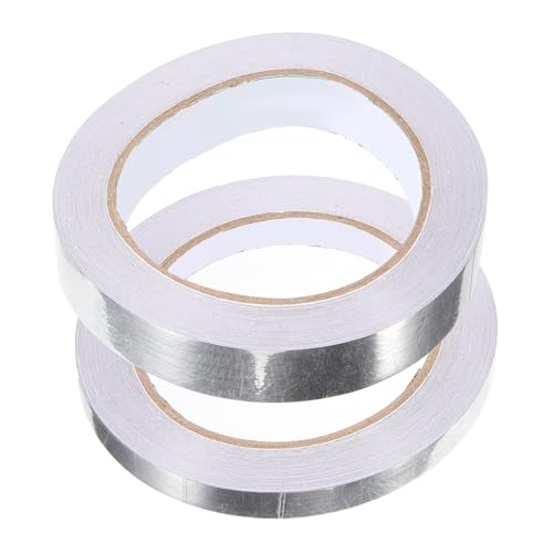 DECORNIJIA 2 Rollen Metallisches Scrapbooking Klebeband Selbstklebendes DIY Dekorationsband für Bastelprojekte Silber von DECORNIJIA