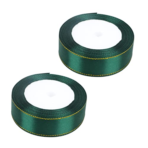 DECORNIJIA 2 Rollen Schmale Geschenkbänder mit Goldenen Kanten Dekoratives Zierband für Hochzeiten Partys und Diy Projekte für Verpackungen und Dekorationen DECORNIJIA 2 Rollen Schmale Geschenkbänder mit Goldenen Kanten Dekoratives Zierband für Hochzeiten Partys und Diy Projekte für Verpackungen und Dekorationen von DECORNIJIA
