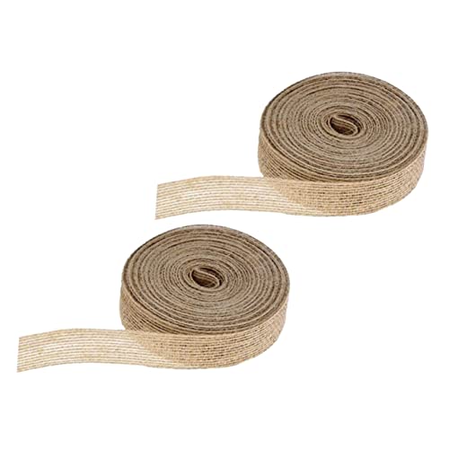 DECORNIJIA 2 Rollen Schnur-Gurtband-Dekoration Junggesellin Band zum Verpacken Schleife Braut- seidenband ribbon Geschenkband selber machen Blumenverpackungsband natürliche Jute Light Brown DECORNIJIA 2 Rollen Schnur-Gurtband-Dekoration Junggesellin Band zum Verpacken Schleife Braut- seidenband ribbon Geschenkband selber machen Blumenverpackungsband natürliche Jute Light Brown von DECORNIJIA