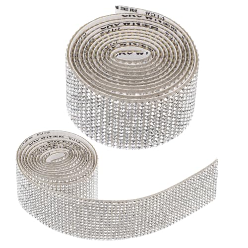 DECORNIJIA 2 Rollen Selbstklebendes Strassband Breit Glitzersteine DIY Schmuckborte für Kleidung Schuhe Taschen Basteln Vielseitig Verwendbar DECORNIJIA 2 Rollen Selbstklebendes Strassband Breit Glitzersteine DIY Schmuckborte für Kleidung Schuhe Taschen Basteln Vielseitig Verwendbar von DECORNIJIA