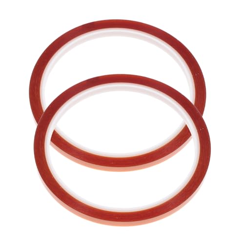 DECORNIJIA 2 Rollen Sublimationsband Hochtemperatur Klebeband Hitzebeständig Stark Haftend für Thermotransfer Elektronik Isolierung DIY Handwerk Professionelle Sublimation Tapes von DECORNIJIA