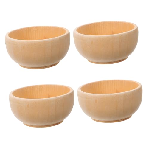 DECORNIJIA 2 Sätze Diy Holzschalen Set Holzschalen Für Kreative Dekoration Und Diy Projekte Für Glatt Und Sicher Fördert Fantasie Und Kreativität 4 Stück * 2 DECORNIJIA 2 Sätze Diy Holzschalen Set Holzschalen Für Kreative Dekoration Und Diy Projekte Für Glatt Und Sicher Fördert Fantasie Und Kreativität 4 Stück * 2 von DECORNIJIA