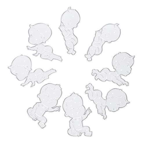 DECORNIJIA 2 Sätze Prägestempel Für Basteln Speichern Prägung Herstellung Schnitte Werkzeug Stanzteile Aus Metall Schimmel Für Fotoalben Stanzformen Silver Kohlenstoffstahl von DECORNIJIA