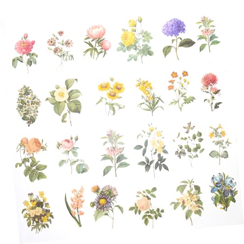 DECORNIJIA 2 Sätze Retro Blumenaufkleber Vintage Garten Sticker für Tagebuch Scrapbook DIY Dekoration Geschenkideen für Liebhaber DECORNIJIA 2 Sätze Retro Blumenaufkleber Vintage Garten Sticker für Tagebuch Scrapbook DIY Dekoration Geschenkideen für Liebhaber von DECORNIJIA