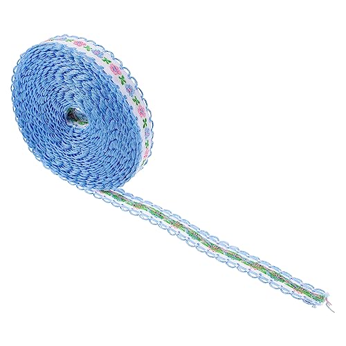 DECORNIJIA 2 Stück Blumen Besticktes Gurtband DIY Handwerk Nähen Ethnisches Tuch Blumen Stickband Vintage DIY Handgefertigtes Spitzen Stickband Zubehör Spitzenbesatz Band Stoff von DECORNIJIA
