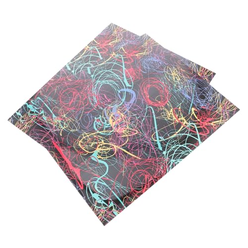 DECORNIJIA 2 Stück Heat Transfer Vinyl Htv Bügelfolie für Textilien DIY Craft Film zum Aufbügeln von Kleidung und Accessoires Vielseitig Sicher und Einfach Anzuwenden von DECORNIJIA