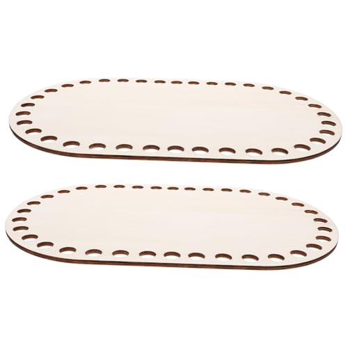 DECORNIJIA 2 Stück Holzboden Korbboden zum Häkeln Teiliges Ovale Holz Basket Basis Stabile DIY Crochet Basket Base für Anfänger und Erwachsene für Korbflechten und Taschenherstellung DECORNIJIA 2 Stück Holzboden Korbboden zum Häkeln Teiliges Ovale Holz Basket Basis Stabile DIY Crochet Basket Base für Anfänger und Erwachsene für Korbflechten und Taschenherstellung von DECORNIJIA