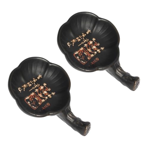 DECORNIJIA 2 Stück Keramische Tintenplatte Blumenförmige Multifunktionale Kalligraphie Tuscheschale mit Pinselhalter Wasser und Pigmentschale für Künstler und Schriftliebhaber DECORNIJIA 2 Stück Keramische Tintenplatte Blumenförmige Multifunktionale Kalligraphie Tuscheschale mit Pinselhalter Wasser und Pigmentschale für Künstler und Schriftliebhaber von DECORNIJIA